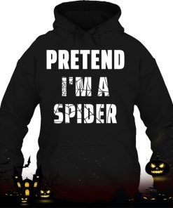 easy lazy halloween costume pretend im a spider shirt 1078 0GJJM