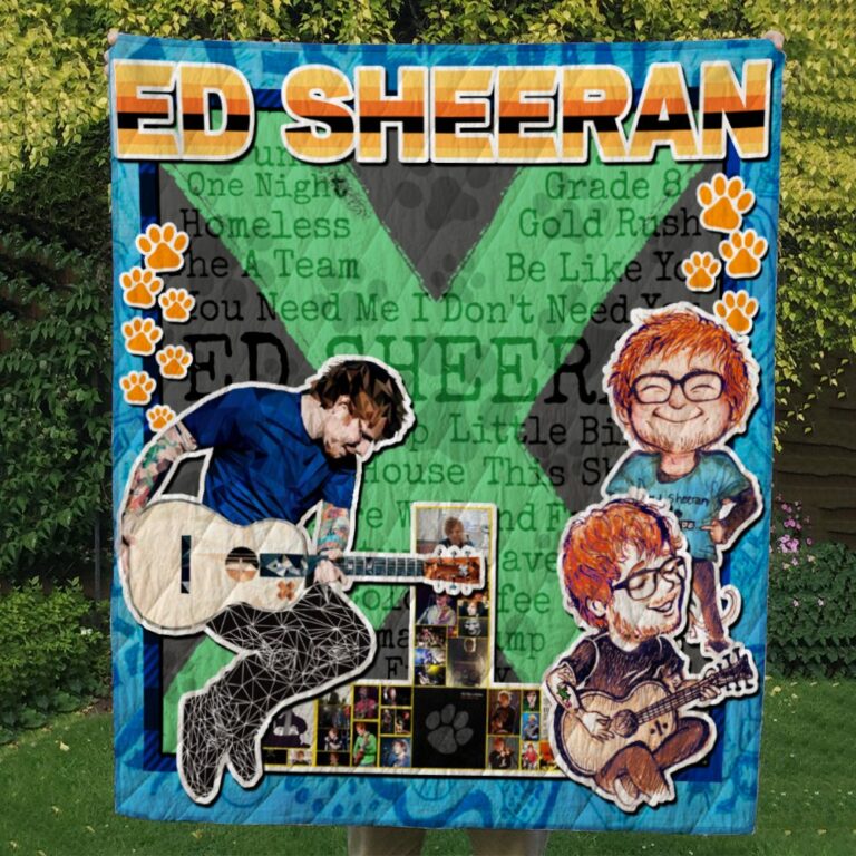 Ed Sheeran Band Quilt & Fleece Blanket