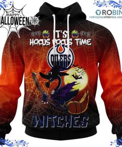 edmonton oilers halloween jersey flamingo witches hocus pocus all over print 149 kTCwu