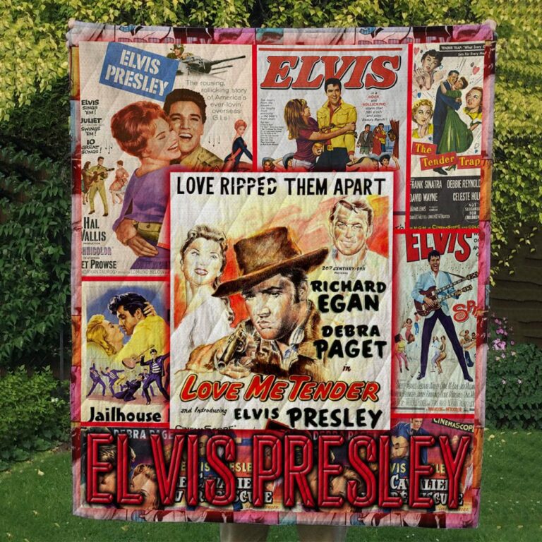 Elvis Presley Band Quilt & Fleece Blanket