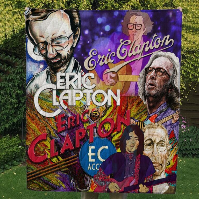 Eric Clapton Quilt & Fleece Blanket