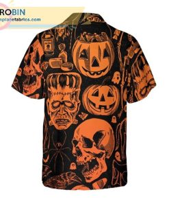 Everyday Is Halloween For Real Halloween Casual Short Sleeve Hawaiian Shirts