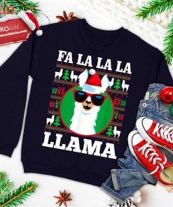 fa la la llama funny ugly christmas cute ugly christmas sweatshirt 4 4Vbpd