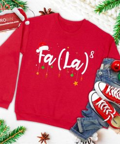 fa la8 funny christmas santa fa la math gift ugly christmas sweatshirt 3 03nfi