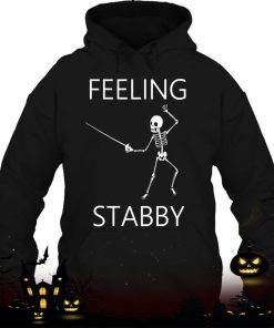 fencer feeling stabby skeleton funny fencing shirt 522 eQzvP
