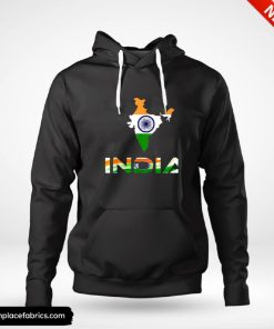 flag souvenir and indian map distressed india hoodie vsjvhp