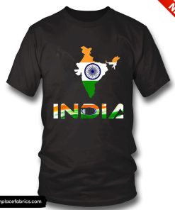 flag souvenir and indian map distressed india t shirt zrap5k