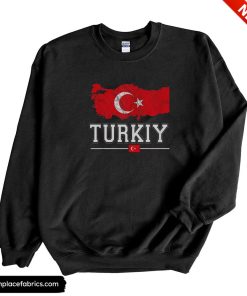 flag souvenir and turkish map distressed turkiye sweatshirt my95ye