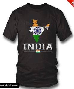 flag souvenir indian map distressed india vintage t shirt nvyzuj