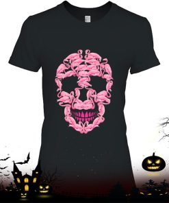 Flamingo Skulls Halloween Costume Flamingo Lover Shirt