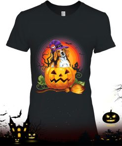 Foxhound Witch Pumpkin Halloween Dog Lover Costume Shirt