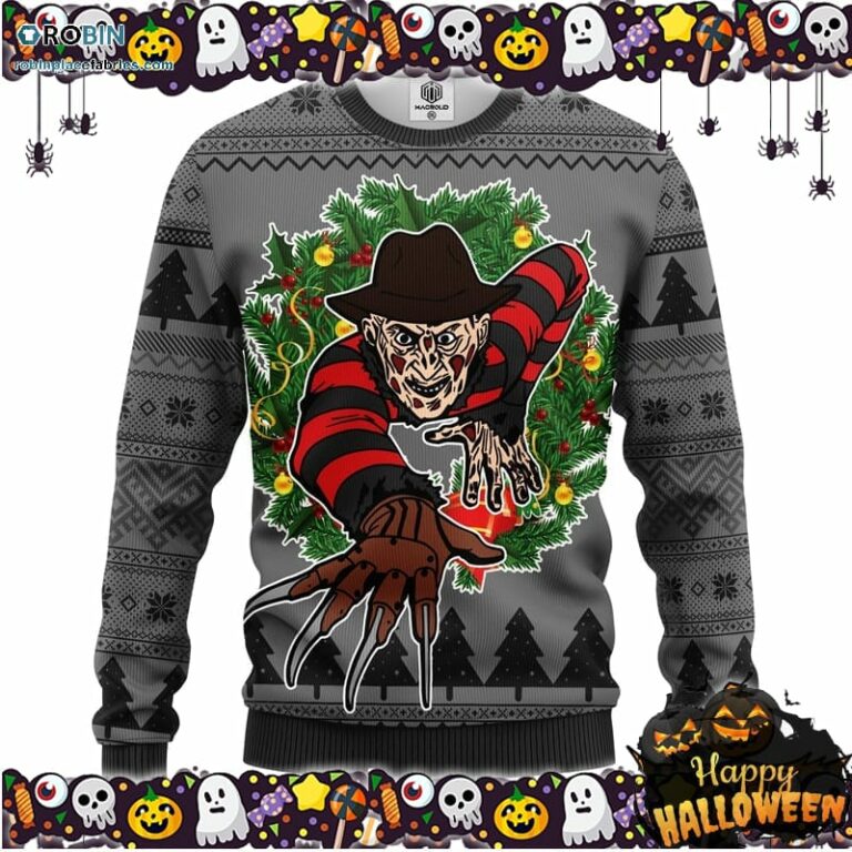 Freddy Krueger Halloween Ugly Sweater