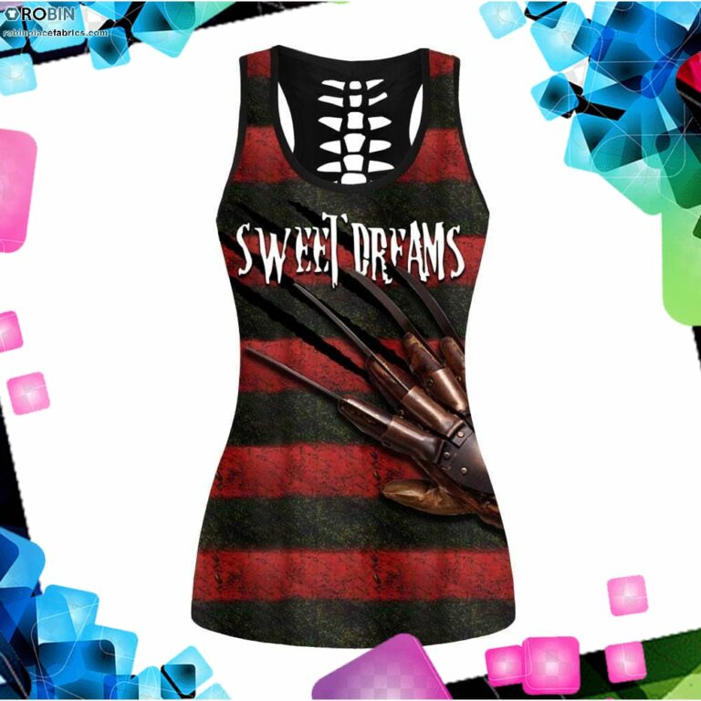 Freddy Krueger Pattern Tank Top Legging