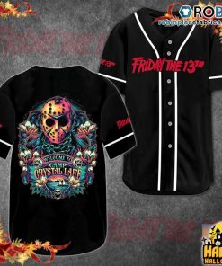Friday The 13th Welcome To Crystal Lake Baseball Jersey Friday The 13th Welcome To Crystal Lake Baseball Jersey