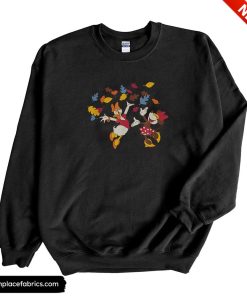 friends thanksgiving disney minnie mouse and daisy duck thanksgiving fun sweatshirt zlfizd