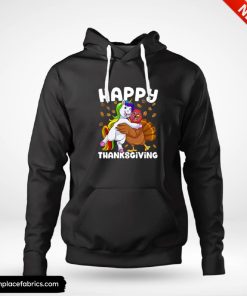 friends thanksgiving unicorn hugs turkey magical happy thanksgiving friendsgiving hoodie bn32ea