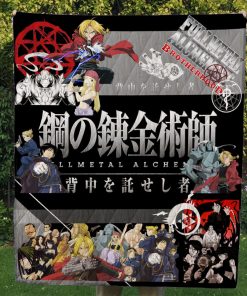 Fullmetal Alchemist Brotherhood Quilt Blanket