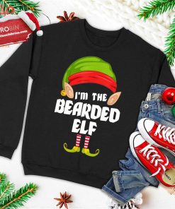 funny bearded elf matching family group pj christmas ugly christmas sweatshirt 3 jPGoO