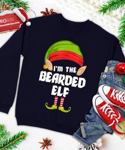 funny bearded elf matching family group pj christmas ugly christmas sweatshirt 4 rxfhW