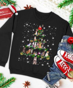 funny cats christmas tree tee ornament decor gift ugly christmas sweatshirt 3 tRVZx