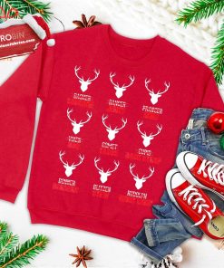 funny christmas reindeer hunter deer meat hunting gifts ugly christmas sweatshirt 3 DBpys