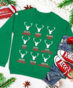 funny christmas reindeer hunter deer meat hunting gifts ugly christmas sweatshirt 4 ZHox6