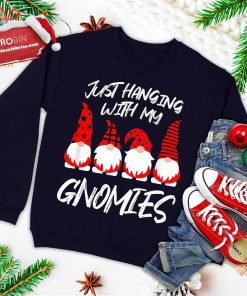 funny elves christmas gnomies matching family pajama costume ugly christmas sweatshirt 3 Swxtq