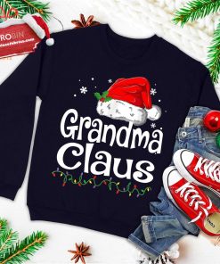 funny grandma claus christmas pajamas santa gift ugly christmas sweatshirt 3 ofNN2