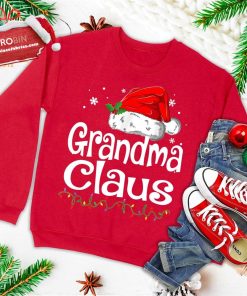 funny grandma claus christmas pajamas santa gift ugly christmas sweatshirt 4 uyrDG