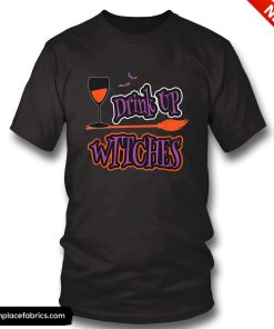 funny halloween drink up witches costume halloween themed t shirt kd0tlr