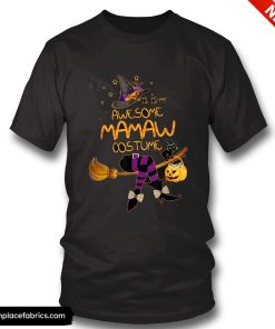 funny halloween grandma witch costume halloween this is my awesome mamaw costume t shirt rjtcee