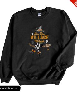 funny halloween im the village witch costume halloween matching group sweatshirt fkzcht