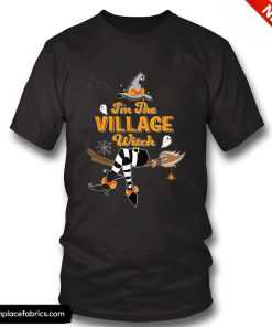 funny halloween im the village witch costume halloween matching group t shirt auwxsx