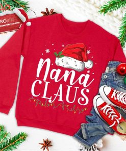 funny nana claus christmas pajamas santa gift ugly christmas sweatshirt 3 s6SO3