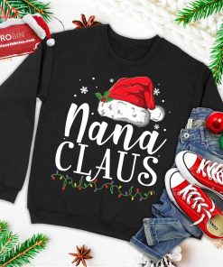 funny nana claus christmas pajamas santa gift ugly christmas sweatshirt 4 F8N4V