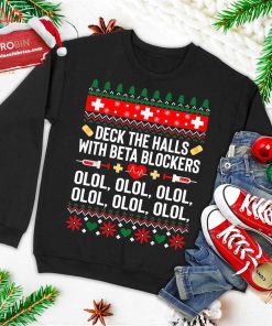 funny nurse christmas ugly christmas sweatshirt 3 4K7Iz