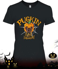 Funny Pugkin Pug Happy Halloween Costume Pumpkin Cute Shirt