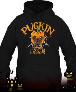 funny pugkin pug happy halloween costume pumpkin cute shirt 702 AibWn