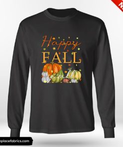 Funny Thanksgiving Happy Fall Yall Funny Pumpkin Autumn Leaves Thanksgiving Shirt