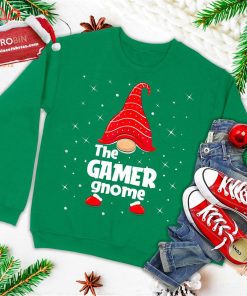 gamer gnome family matching christmas funny gift pajama ugly christmas sweatshirt 1 JmUaD