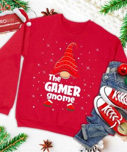 gamer gnome family matching christmas funny gift pajama ugly christmas sweatshirt 4 1NAD2