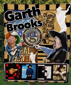 Garth Brooks Quilt & Fleece Blanket