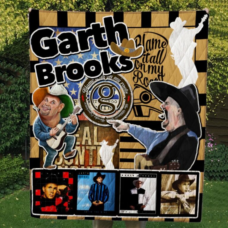 Garth Brooks Quilt & Fleece Blanket