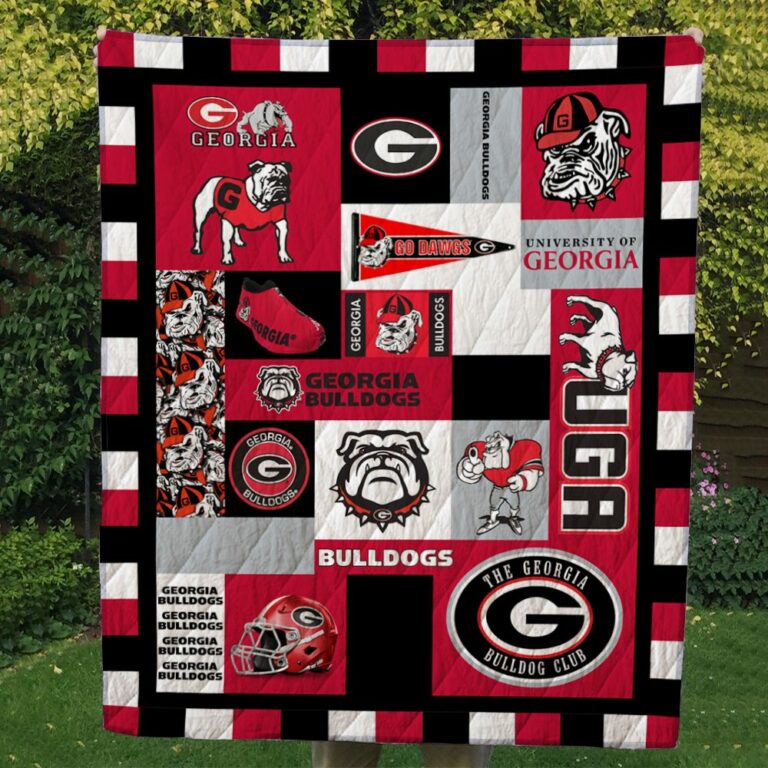 Georgia Bulldogs Quilt Blanket