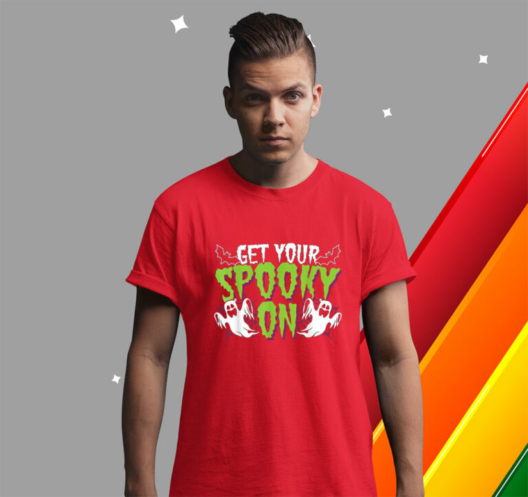 Get Your Spooky On Funny Ghost Halloween Costumes Spooky Ghost Shirt