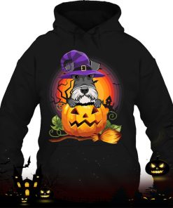 giant schnauzer witch pumpkin halloween dog lover costume shirt 706 qRfne