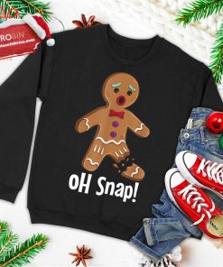 gingerbread man cookie x mas oh snap funny cute christmas ugly christmas sweatshirt 4 w1Rqa