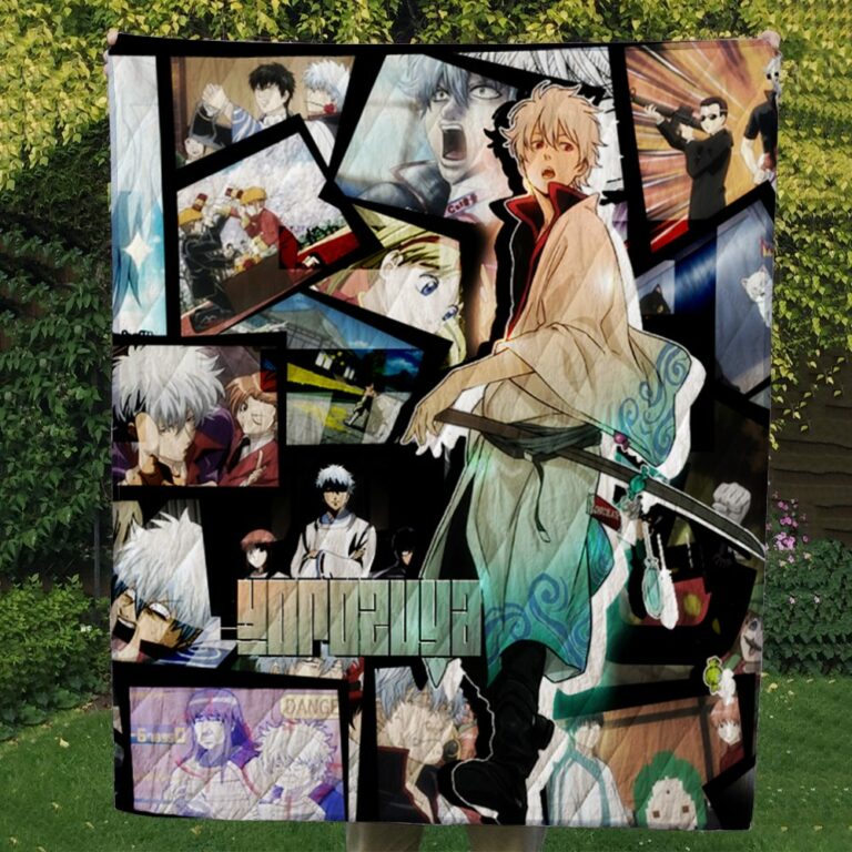 Gintama Quilt Blanket