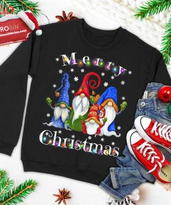 gnome christmas pajamas garden gnome merry christmas ugly christmas sweatshirt 4 92lkR