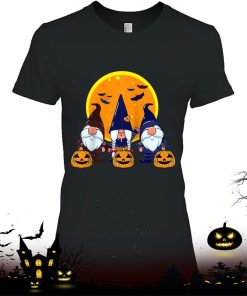 Gnome Witch Halloween Pumpkin Autumn Fall Holiday Raglan Baseball Shirt